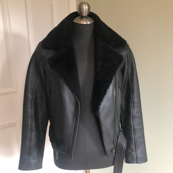 Neuw Sherpa Leather Jacket - Picture 2 of 3